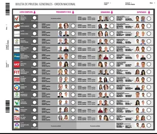 Modelo de Boleta Única